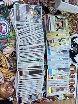 One Piece Cards Bulk Lot TCG Near Mint ENGLISH OP-04 OVER 600 CARDS C/RARE - Image 2