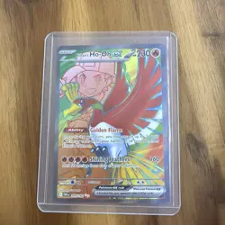 Pokemon TCG Ethans Ho-Oh EX Destined Rivals Full Art Rare Card 209/182 - Image 1