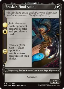 Jecht, Reluctant Guardian EXTENDED - 0448 - Rare - Final Fantasy FIN MTG - Image 2