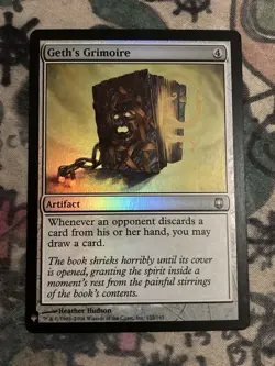 MTG Foil Geth's Grimoire Darksteel The List Reprints 123/165 Regular Uncommon - Image 1
