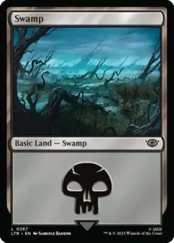 Swamp (0267) Foil Lord of the Rings MTG NM PACK FRESH - Image 1