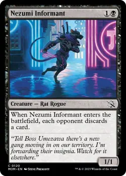 Nezumi Informant 0120 - FOIL - NM - March of the Machine MTG - Image 1