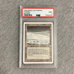 1994 Magic the Gathering Tundra Revised Edition Mint PSA 9 MINT Dual Land MTG - Image 1