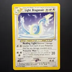 [Mint] Pokemon TCG Light Dragonair Neo Destiny 22/105 Non-Holo Rare Card - Image 1