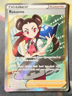 Pokemon TCG Roxanne 188/189 Sword & Shield Astral Radiance Ultra Rare Full Art - Image 1