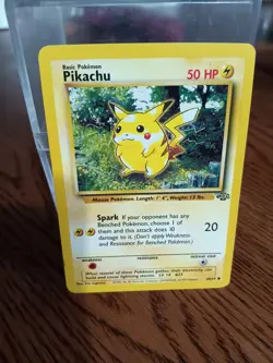 Pikachu 60/64 Pokemon Jungle (Common) NM Vintage Pokemon WoTC Wizards - Image 1