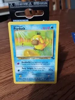 Pokemon TCG PSYDUCK 53/62 UNLIMITED FOSSIL (1999) WOTC NM Vintage Pokemon - Image 1