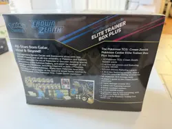 Pokemon Center EXCLUSIVE Elite Trainer Box PLUS ETB Crown Zenith Sealed - Image 2