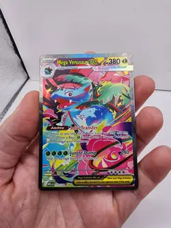 CLEAN MINT Pokemon TCG Mega Venusaur EX #177/132 SIR Mega Evolutions - Image 3