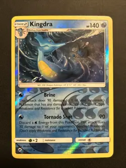 KINGDRA Pokemon Burning Shadows Rare Reverse Holo 31/147 NM+ - Image 1