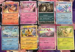 Pokemon TCG Prismatic Evolutions - 8x Eeveelutions Holo Complete Bundle - NM - Image 1