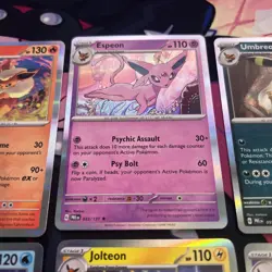 Pokemon TCG Prismatic Evolutions - 8x Eeveelutions Holo Complete Bundle - NM - Image 3