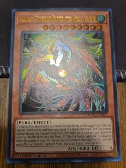 Yu-Gi-Oh! Radiant Typhoon Fonix, the Great Flame 1st Ed DOOD-EN017 NM - Image 1