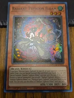 Radiant Typhoon Eldam DOOD-EN013 1st Ed. Super Rare Doom Of Dimensions Yu-Gi-Oh! - Image 1