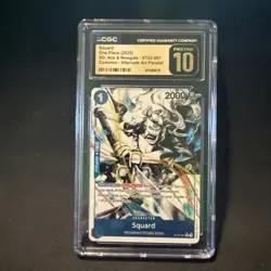 2025 ONE PIECE CCG SQUARD ALTERNATE ART ST22-007 CGC 10 PRISTINE PT - Image 1