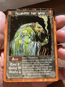 Iglanotti The Wise - Legacy of the Tribes - Rage CCG - - Hard To Find $$$ Wow! - Image 1