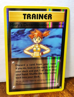 POKEMON MISTY'S DETERMINATION 80/108 REVERSE HOLO XY EVOLUTIONS NM NEAR MINT - Image 1