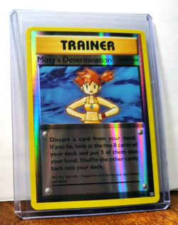 POKEMON MISTY'S DETERMINATION 80/108 REVERSE HOLO XY EVOLUTIONS NM NEAR MINT - Image 5