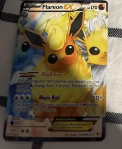 Flareon EX (Full Art) RC28-32 Generations: Radiant Collection Holo - Image 1