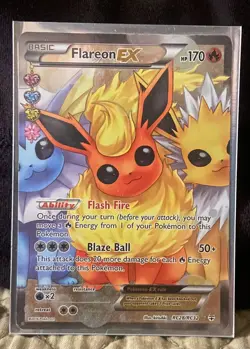 Flareon EX (Full Art) RC28-32 Generations: Radiant Collection Holo - Image 1