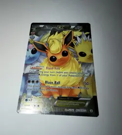 Flareon EX RC28/32 Full Art Ultra Rare Generations: Radiant Collection Holo - Image 3