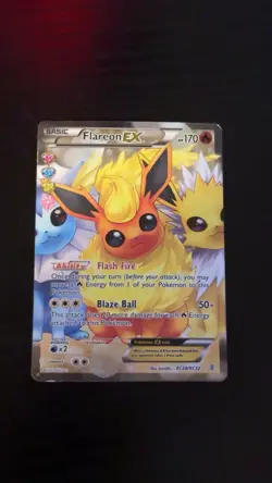Flareon EX (Full Art) RC28-32 Generations: Radiant Collection Holo - Image 1