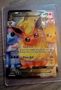 Flareon EX (Full Art) RC28-32 Generations: Radiant Collection Holo - Image 2