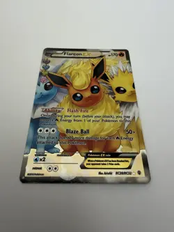 Flareon EX RC28/32 Full Art Ultra Rare Generations: Radiant Collection Holo - Image 2