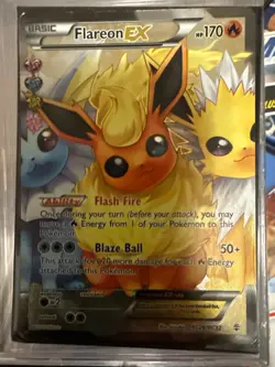 Flareon EX (Full Art) RC28-32 Generations: Radiant Collection Holo - Image 1
