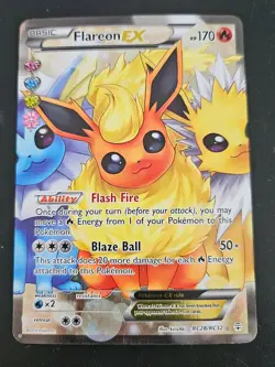 Flareon EX (Full Art) RC28-32 Generations: Radiant Collection Holo - Image 1