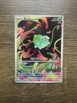 Bulbasaur 133/132 Mega Evolutions Illustration Rare Pokemon TCG English NM - Image 1
