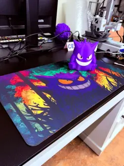 Deck Box + Playmat Bundle - GENGAR POKEMON Design | HOLDS 100 SLEEVED CARDS, TCG - Image 1