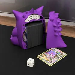 Deck Box + Playmat Bundle - GENGAR POKEMON Design | HOLDS 100 SLEEVED CARDS, TCG - Image 3