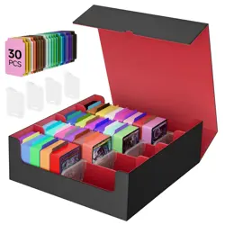 Trading Card Storage Box for card storage,Quadruple Mtg Deck Box Holds 3000+ ... - Image 1