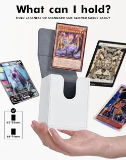 ZLCA Card Deck Box for MTG Yugioh TCG, Card Storage Box with Dividers Holds 100+ - Image 5