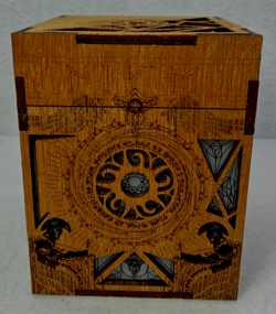 MTG Commander Deck Box WHITE standard wood acrylic magnetic Magic the Gathering - Image 5