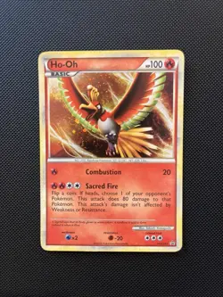 Pokemon Lugia HGSS02 & Ho-oh HGSS01 Holo Rare Promo Card Bundle (LP) - Image 4