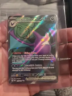 Pokemon Team Rockets Crobat EX 217/182 Ultra Rare Full Art Near Mint Condition - Image 1