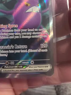 Pokemon Team Rockets Crobat EX 217/182 Ultra Rare Full Art Near Mint Condition - Image 4