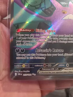 Pokemon Team Rockets Crobat EX 217/182 Ultra Rare Full Art Near Mint Condition - Image 5