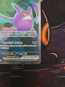 Pokemon Team Rockets Crobat EX 217/182 Ultra Rare Full Art Near Mint Condition - Image 4