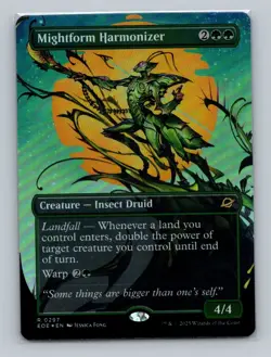 1x FOIL Mightform Harmonizer Borderless(297) Edge of Eternities EOE MTG Magic NM - Image 1