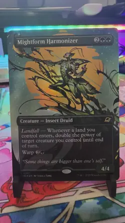 MTG Mightform Harmonizer Borderless FOIL Edge of Eternities NM - Image 1