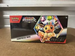 Pokemon TCG Scarlet and Violet Prismatic Evolutions Surprise Box Factory Sealed - Image 1