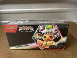 Pokemon TCG Scarlet and Violet Prismatic Evolutions Surprise Box Factory Sealed - Image 2