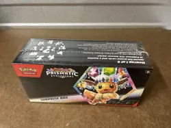 Pokemon TCG Scarlet and Violet Prismatic Evolutions Surprise Box Factory Sealed - Image 3