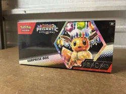 Pokemon TCG Scarlet and Violet Prismatic Evolutions Surprise Box Factory Sealed - Image 5