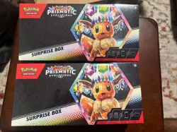 Pokemon TCG Scarlet and Violet Prismatic Evolutions Surprise Box Factory Sealed - Image 1