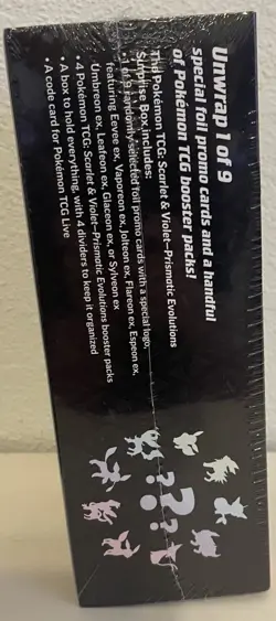Pokemon TCG: Scarlet & Violet Prismatic Evolutions Surprise Box Factory Sealed - Image 5