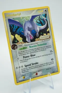 Pokemon Card - Aerodactyl Legend Maker 1/92 Reverse Holo Stamped MP+ LP- SEE PIC - Image 4